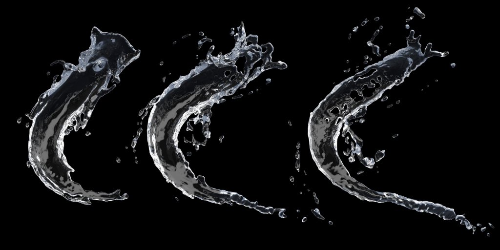 [nghieng.life] water spark Black Background